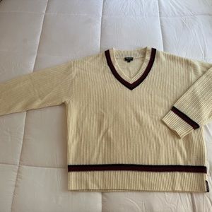 Todd Snyder V-Neck Sweater, Size Large